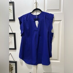 Elegant royal Blue Women's Top